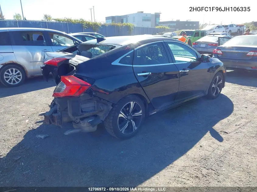 2018 HONDA CIVIC VIN 2HGFC1F96JH106335 — фото 4