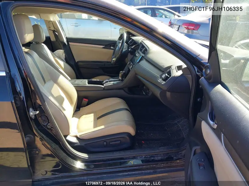 2018 HONDA CIVIC VIN 2HGFC1F96JH106335 — фото 5
