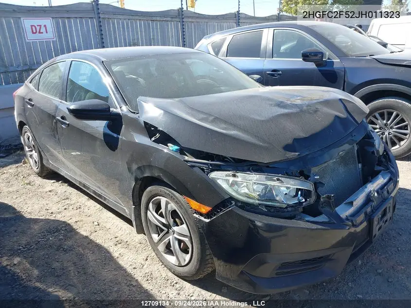 2018 HONDA CIVIC VIN 2HGFC2F52JH011323 — фото 13