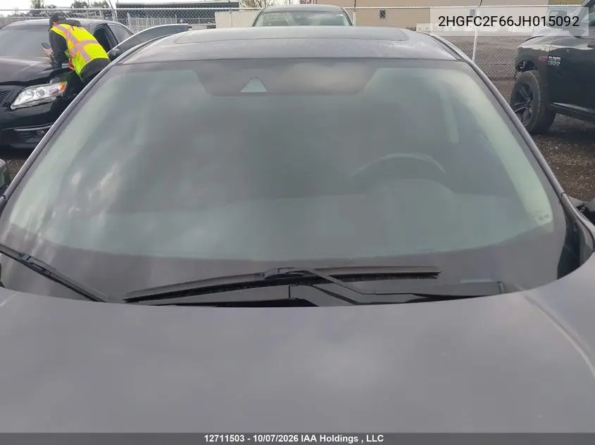 2018 HONDA CIVIC VIN 2HGFC2F66JH015092 — фото 17
