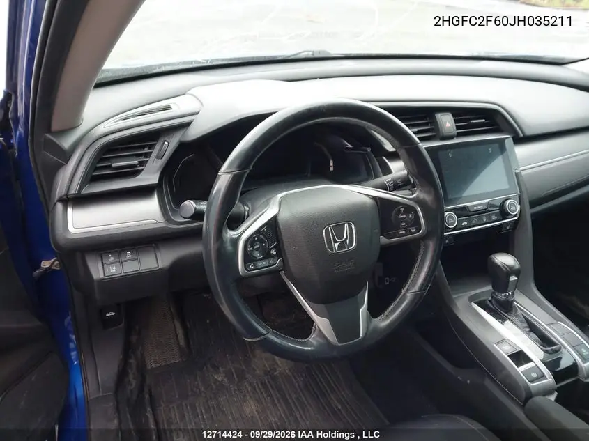 2018 HONDA CIVIC VIN 2HGFC2F60JH035211 — фото 22