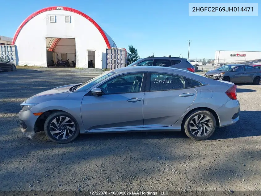 2018 HONDA CIVIC VIN 2HGFC2F69JH014471 — фото 15