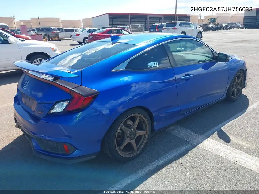 2018 HONDA CIVIC VIN 2HGFC3A57JH756033 — фото 4