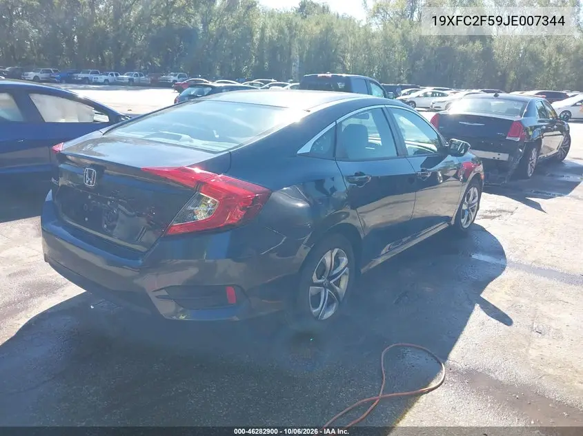 2018 HONDA CIVIC VIN 19XFC2F59JE007344 — фото 4