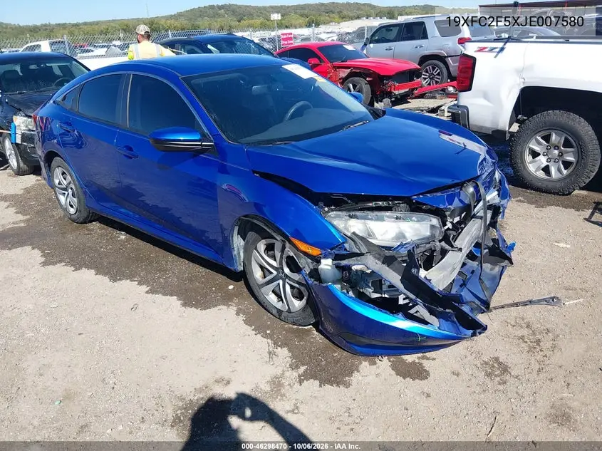 HONDA CIVIC 2018, VIN 19XFC2F5XJE007580