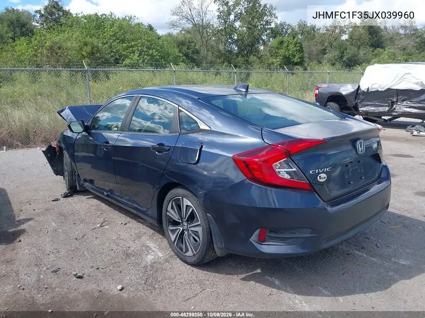 2018 HONDA CIVIC VIN JHMFC1F35JX039960 — фото 3