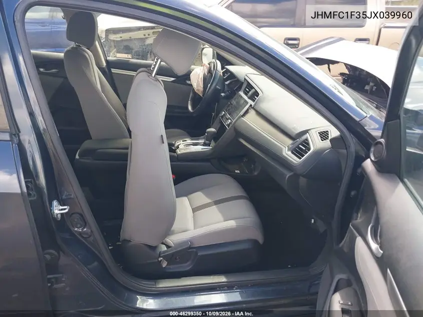 2018 HONDA CIVIC VIN JHMFC1F35JX039960 — фото 5