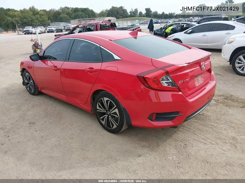 2018 HONDA CIVIC VIN JHMFC1F77JX021429 — фото 3