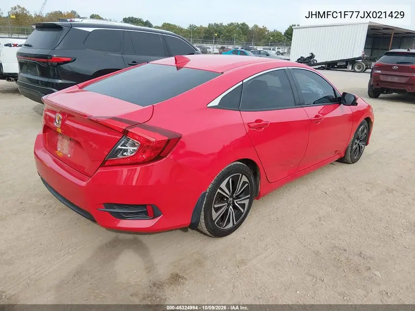 2018 HONDA CIVIC VIN JHMFC1F77JX021429 — фото 4