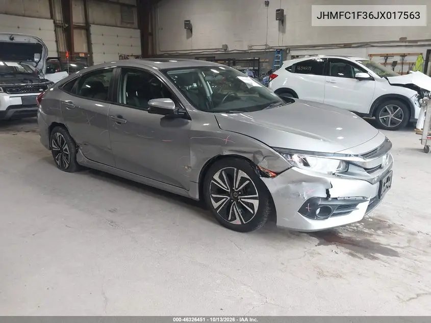 HONDA CIVIC 2018, VIN JHMFC1F36JX017563