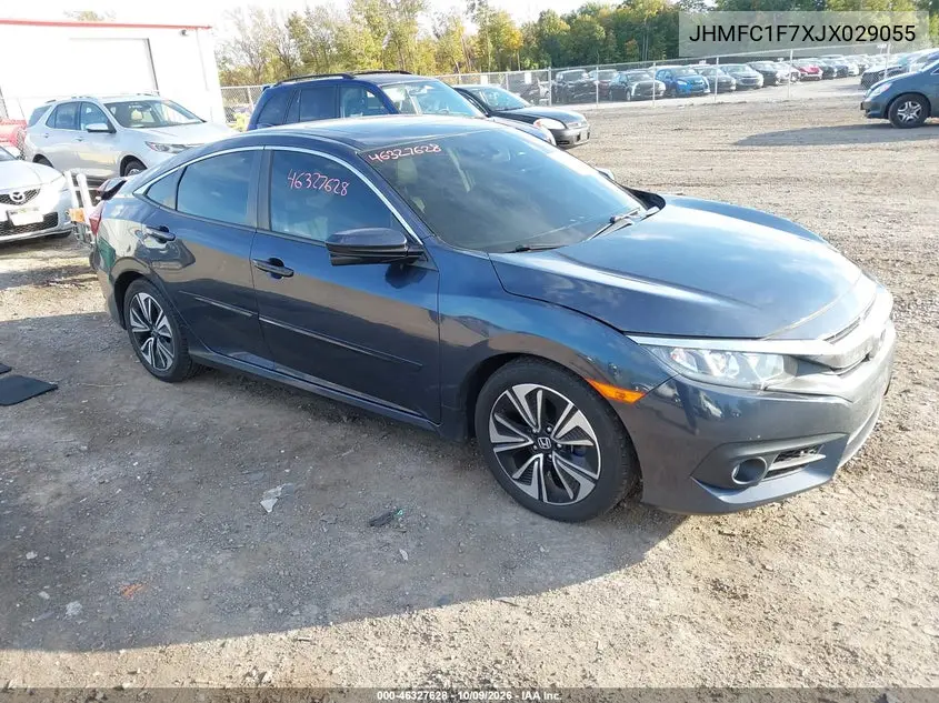 HONDA CIVIC 2018, VIN JHMFC1F7XJX029055