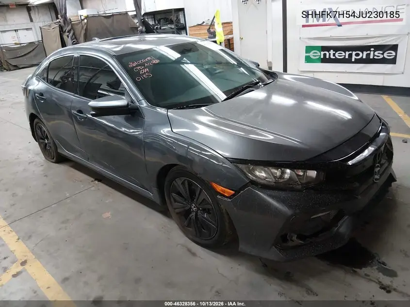 HONDA CIVIC 2018, VIN SHHFK7H54JU230185