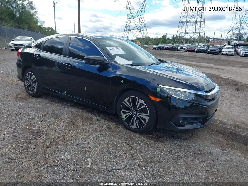 HONDA CIVIC 2018, VIN JHMFC1F39JX018786