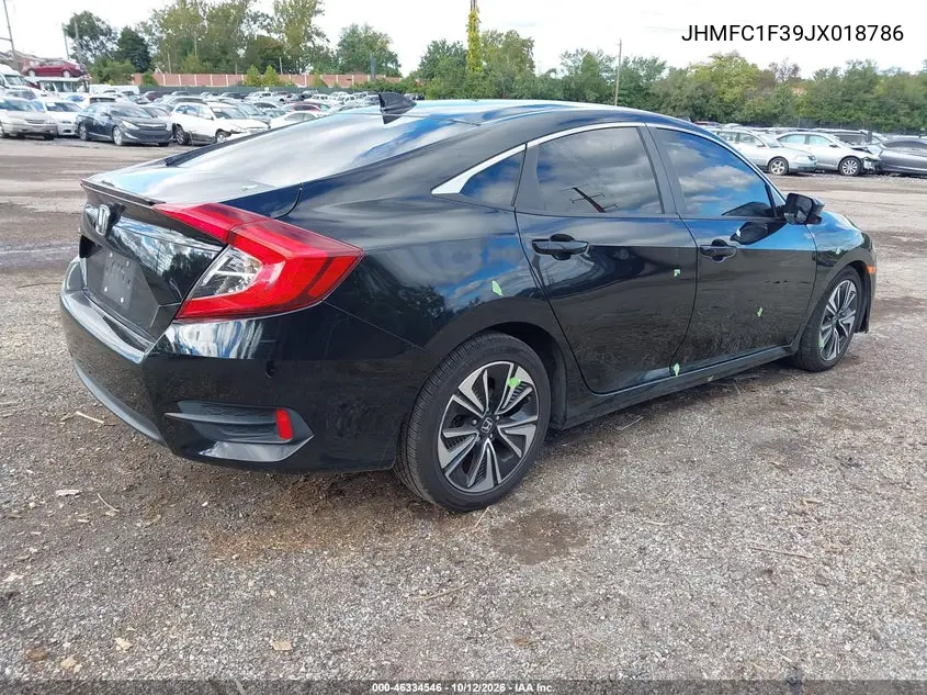 2018 HONDA CIVIC VIN JHMFC1F39JX018786 — фото 4