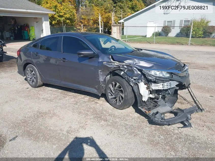 HONDA CIVIC 2018, VIN 19XFC2F79JE008821