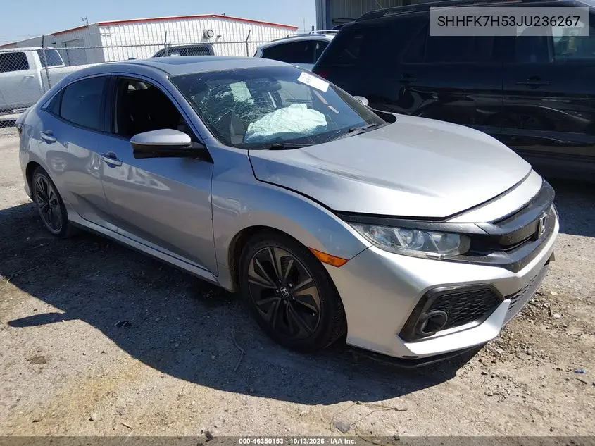 HONDA CIVIC 2018, VIN SHHFK7H53JU236267