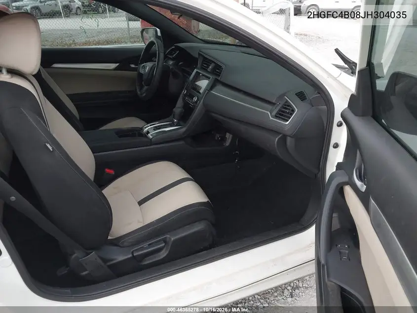 2018 HONDA CIVIC VIN 2HGFC4B08JH304035 — фото 5