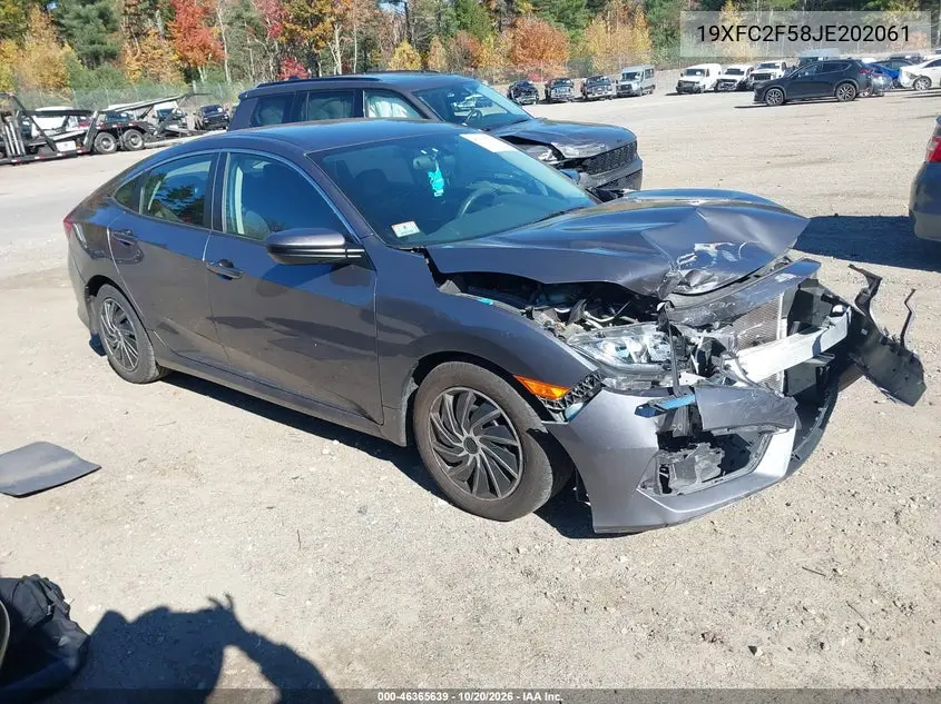 HONDA CIVIC 2018, VIN 19XFC2F58JE202061