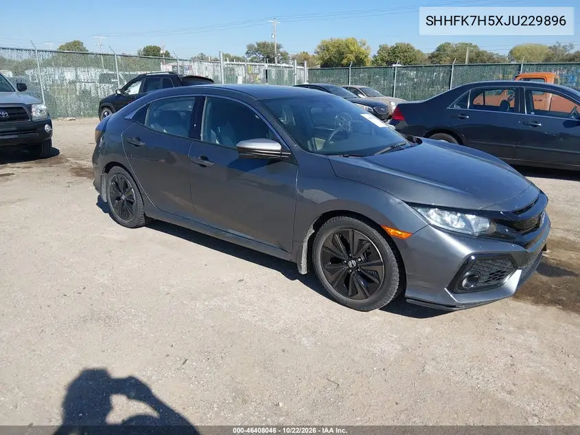 HONDA CIVIC 2018, VIN SHHFK7H5XJU229896