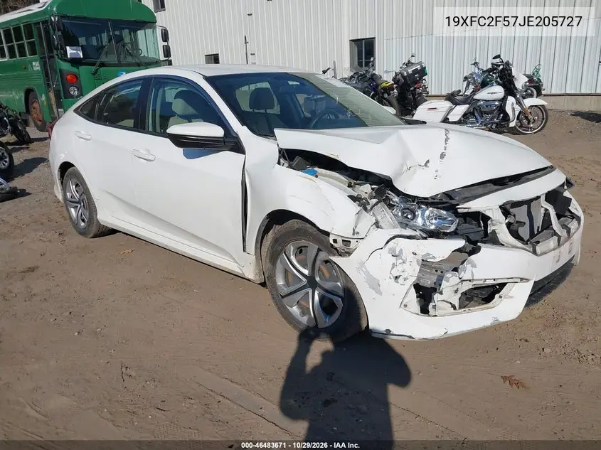 HONDA CIVIC 2018, VIN 19XFC2F57JE205727