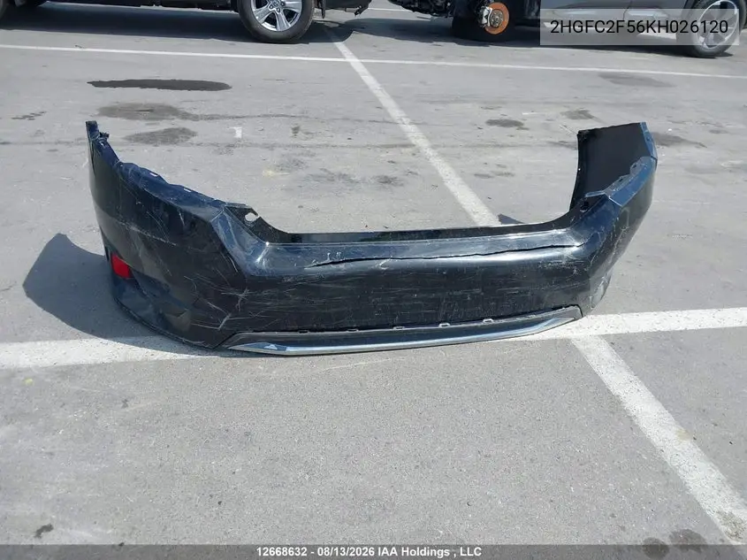 2019 HONDA CIVIC VIN 2HGFC2F56KH026120 — фото 12