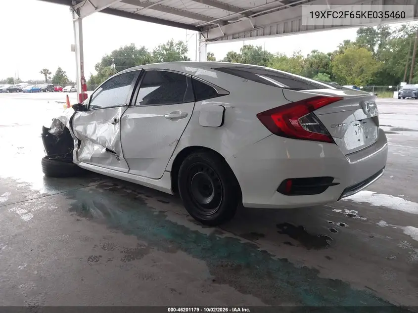 2019 HONDA CIVIC VIN 19XFC2F65KE035460 — фото 3