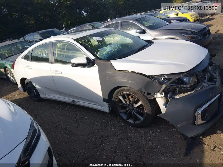 2019 HONDA CIVIC VIN JHMFC1F35KX013599 — фото 12