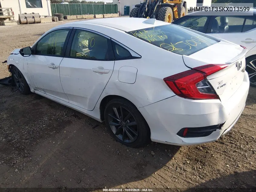 2019 HONDA CIVIC VIN JHMFC1F35KX013599 — фото 3