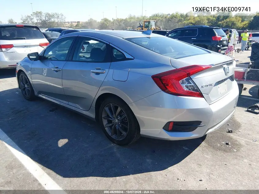 2019 HONDA CIVIC VIN 19XFC1F34KE009741 — фото 3