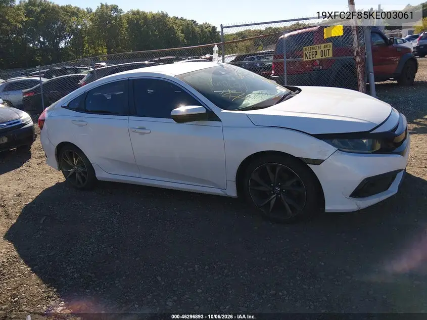 2019 HONDA CIVIC VIN 19XFC2F85KE003061 — фото 12