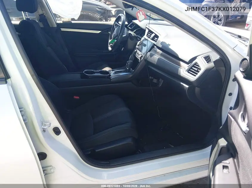2019 HONDA CIVIC VIN JHMFC1F37KX012079 — фото 5