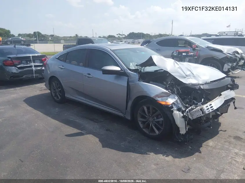 HONDA CIVIC 2019, VIN 19XFC1F32KE014131