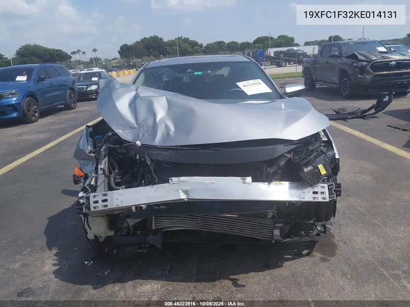 2019 HONDA CIVIC VIN 19XFC1F32KE014131 — фото 12