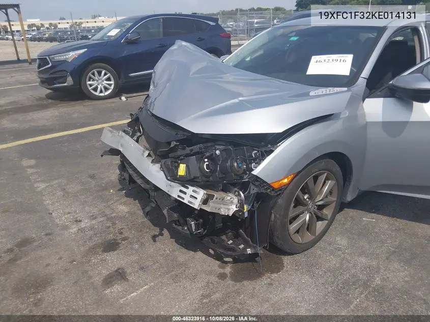 2019 HONDA CIVIC VIN 19XFC1F32KE014131 — фото 6