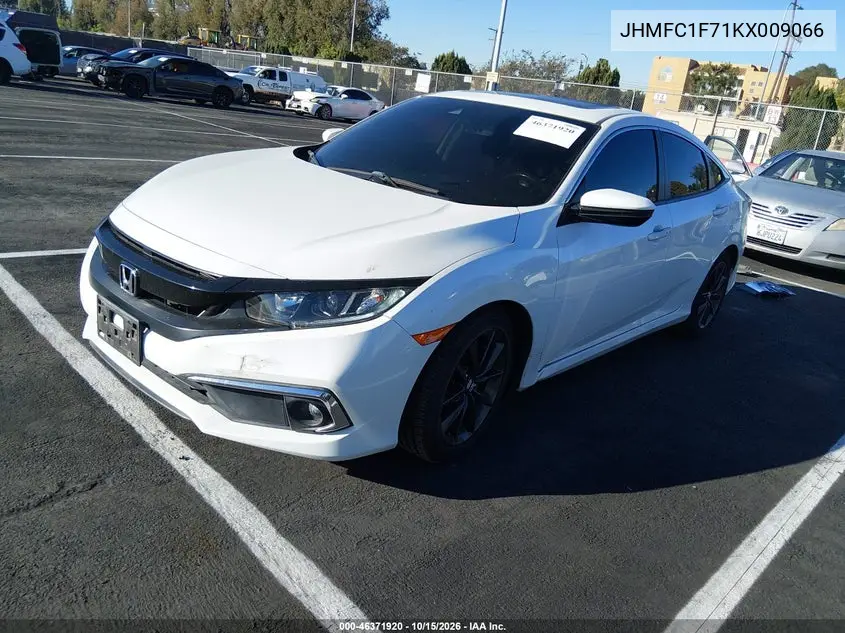2019 HONDA CIVIC VIN JHMFC1F71KX009066 — фото 2