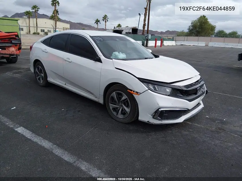 HONDA CIVIC 2019, VIN 19XFC2F64KE044859