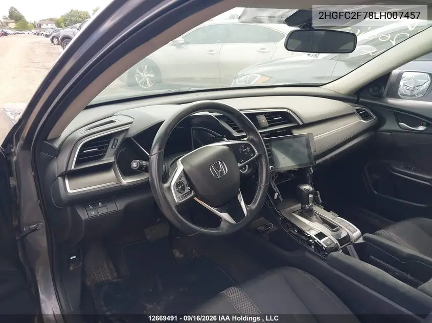 2020 HONDA CIVIC VIN 2HGFC2F78LH007457 — фото 17