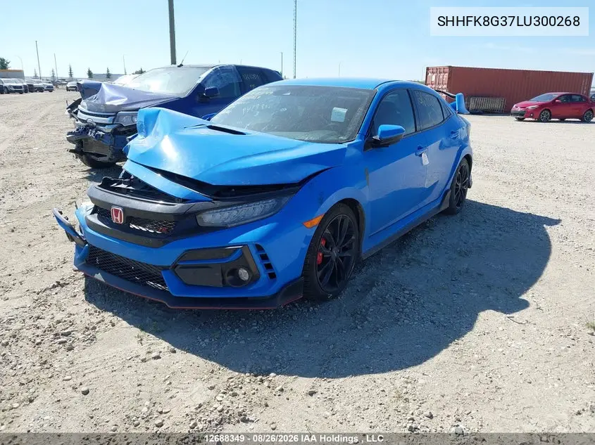 2020 HONDA CIVIC VIN SHHFK8G37LU300268 — фото 3