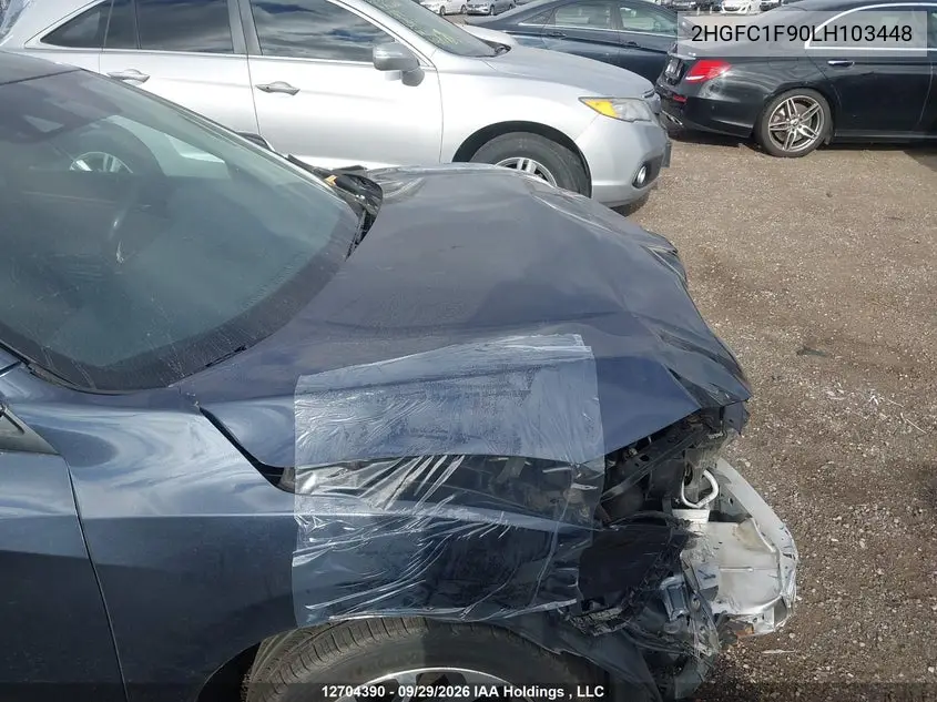 2020 HONDA CIVIC VIN 2HGFC1F90LH103448 — фото 19