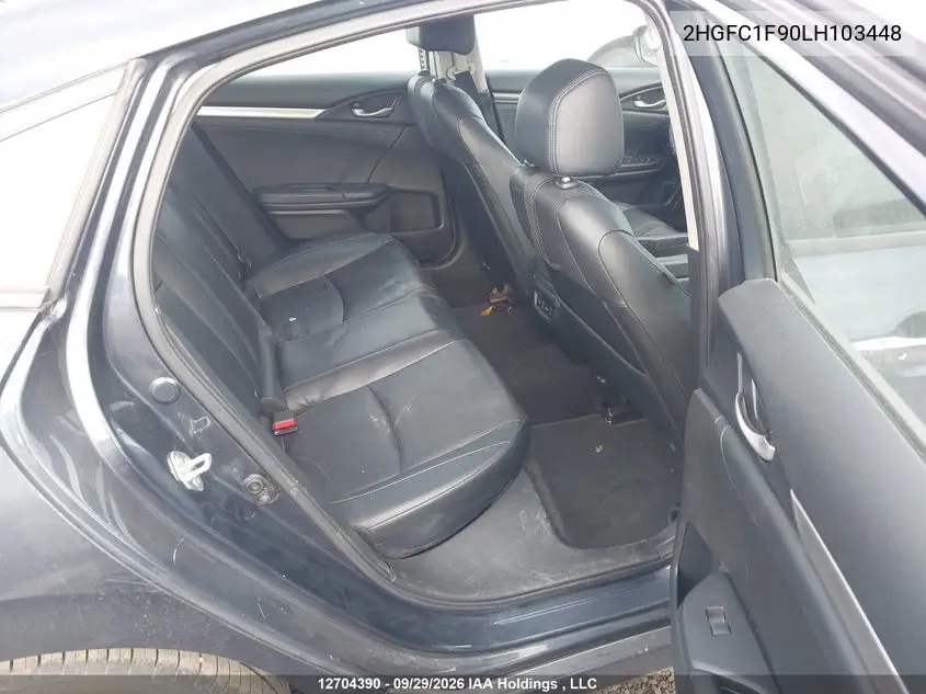 2020 HONDA CIVIC VIN 2HGFC1F90LH103448 — фото 8