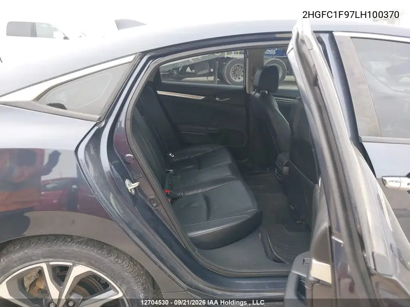 2020 HONDA CIVIC VIN 2HGFC1F97LH100370 — фото 8