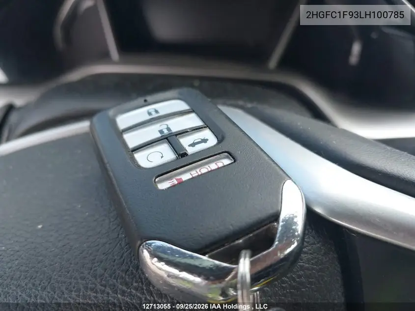 2020 HONDA CIVIC VIN 2HGFC1F93LH100785 — фото 11