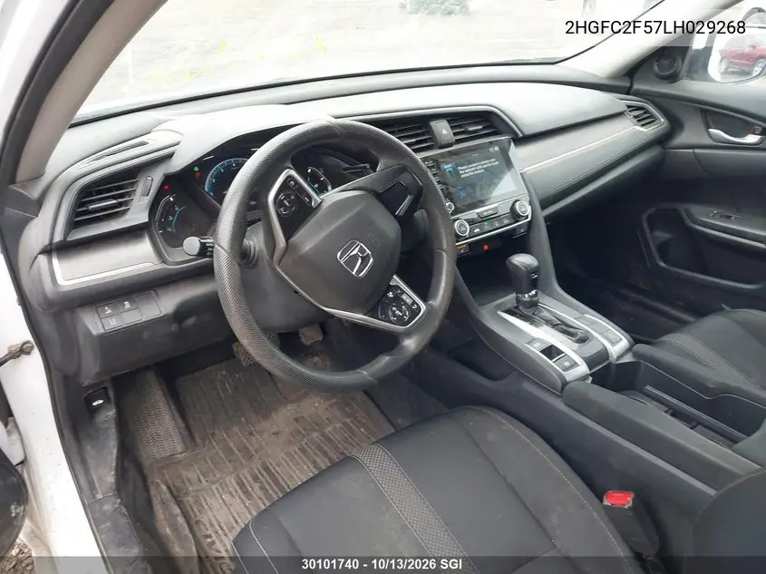 2020 HONDA CIVIC VIN 2HGFC2F57LH029268 — фото 19