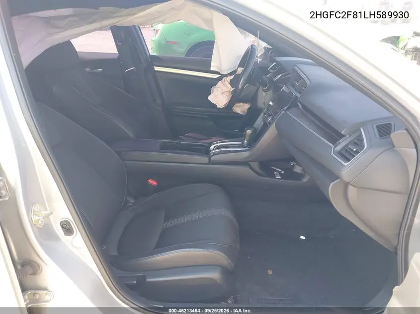 2020 HONDA CIVIC VIN 2HGFC2F81LH589930 — фото 5