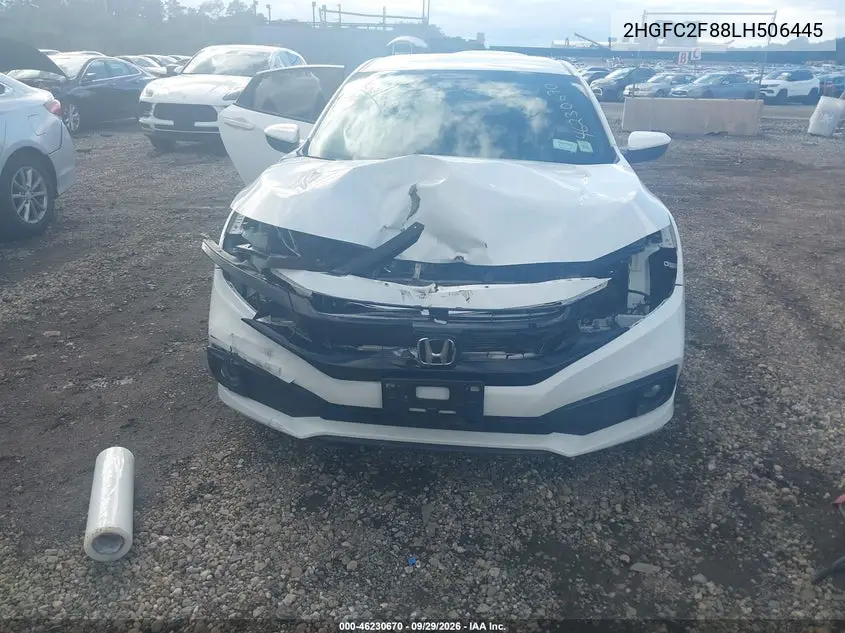 2020 HONDA CIVIC VIN 2HGFC2F88LH506445 — фото 12