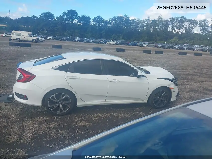 2020 HONDA CIVIC VIN 2HGFC2F88LH506445 — фото 13