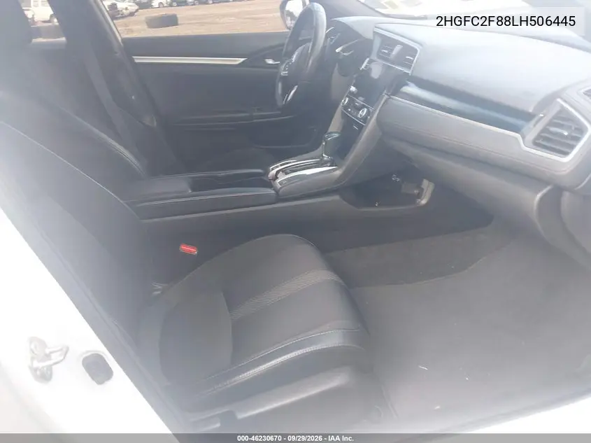 2020 HONDA CIVIC VIN 2HGFC2F88LH506445 — фото 5