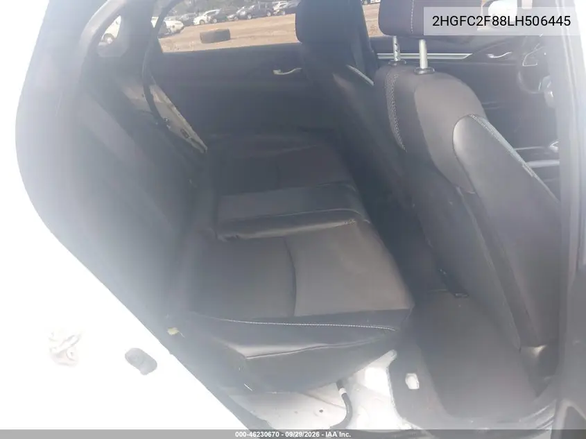 2020 HONDA CIVIC VIN 2HGFC2F88LH506445 — фото 8