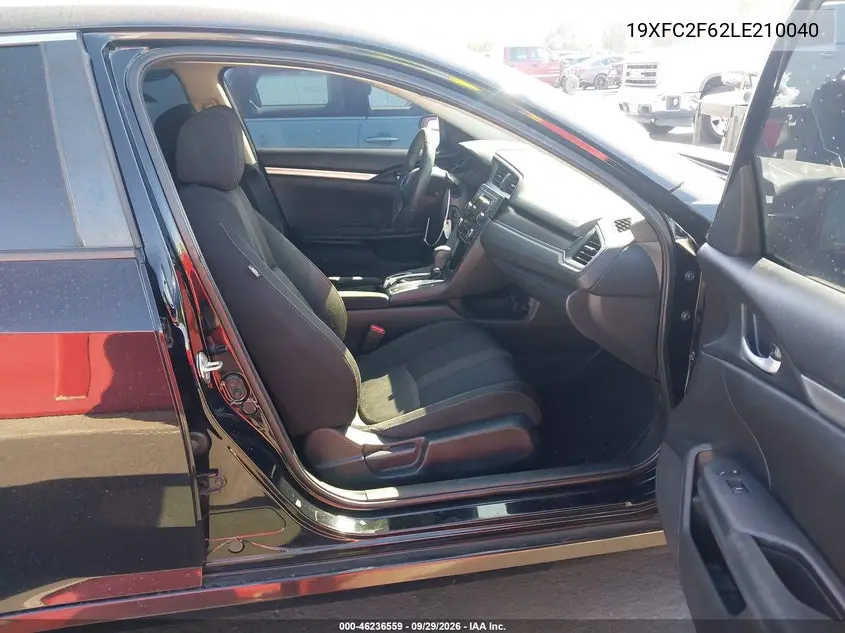 2020 HONDA CIVIC VIN 19XFC2F62LE210040 — фото 5