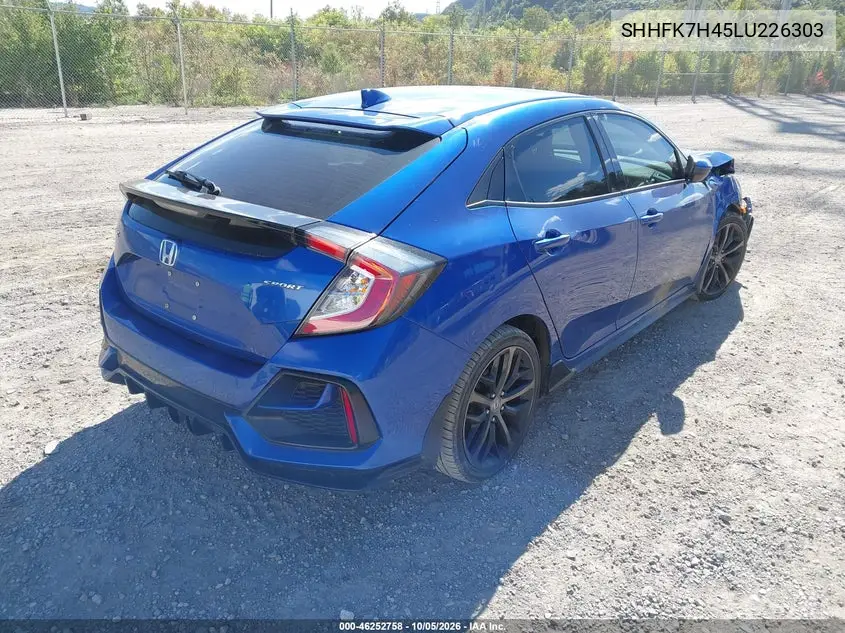 2020 HONDA CIVIC VIN SHHFK7H45LU226303 — фото 4
